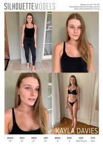 KAYLA_DAVIES_COMPCARDMODELS_DIGI | Silhouette Models